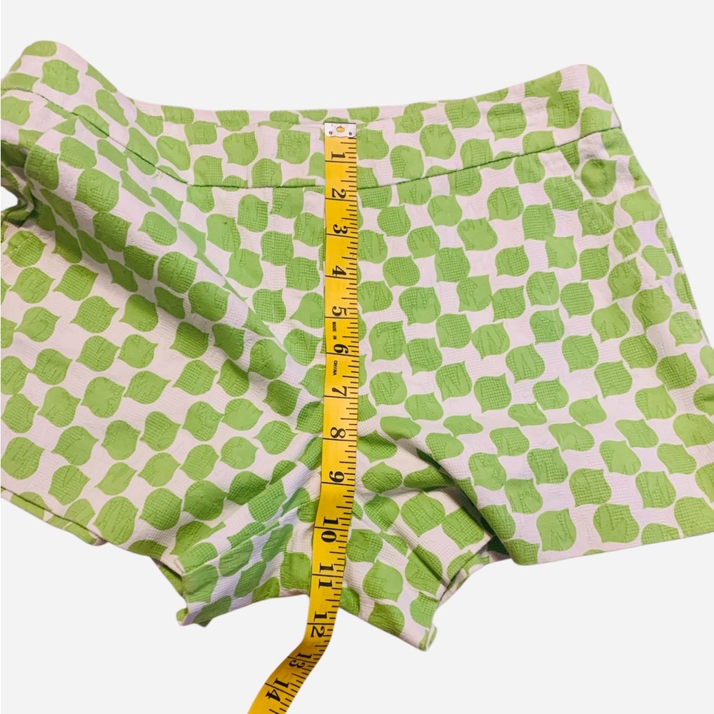 Trina Turk Women’s Green & White Geometric Corbin 2 Shorts. Size 2 - Picture 7 of 15